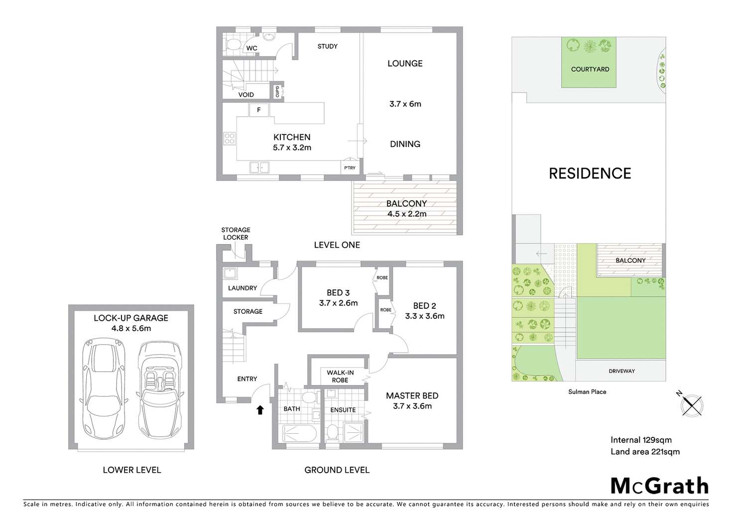 Floorplan of Homely townhouse listing, 22 Sulman Place, Phillip ACT 2606