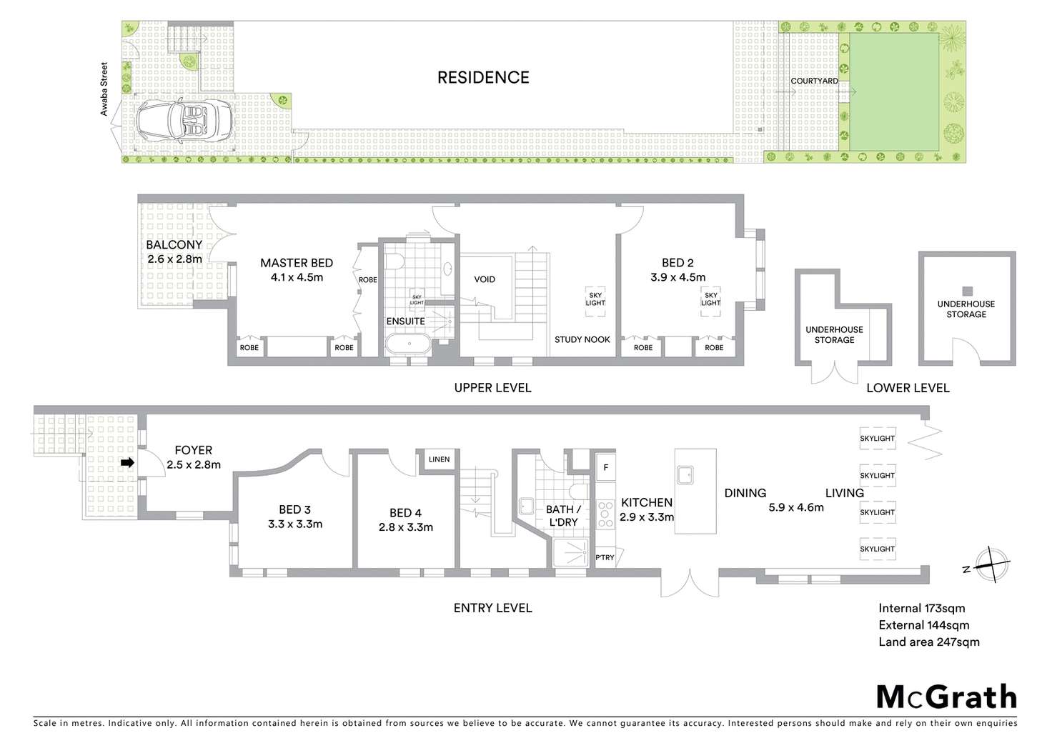 Floorplan of Homely house listing, 88A Awaba Street, Mosman NSW 2088