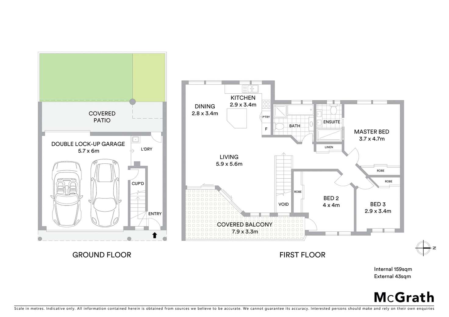 Floorplan of Homely townhouse listing, 2/18 Warwick Street, Blackwall NSW 2256