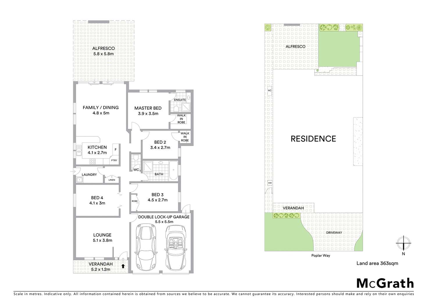 Floorplan of Homely house listing, 5 Poplar Way, Acacia Gardens NSW 2763