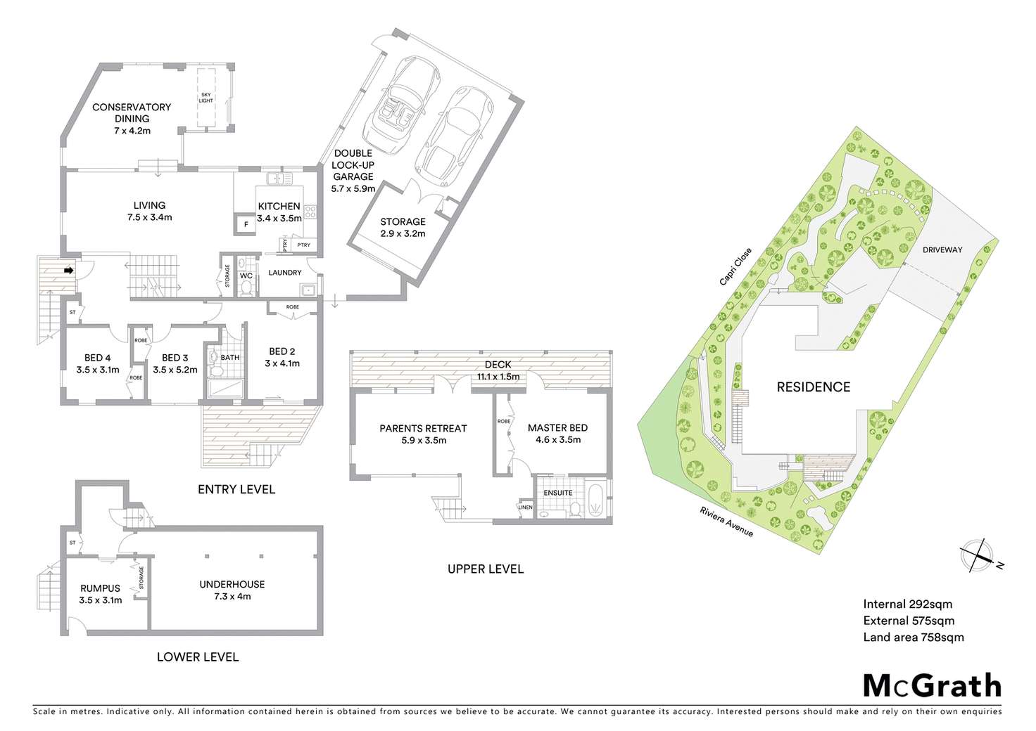 Floorplan of Homely house listing, 22 Capri Close, Avalon Beach NSW 2107