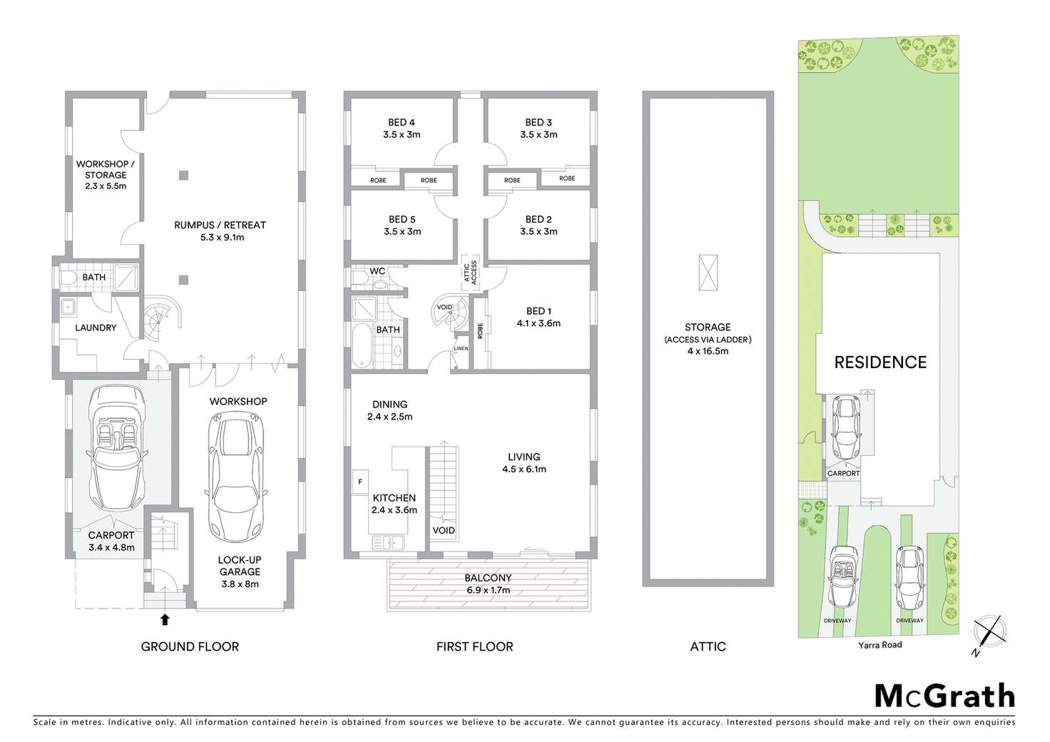 Floorplan of Homely house listing, 53 Yarra Road, Phillip Bay NSW 2036