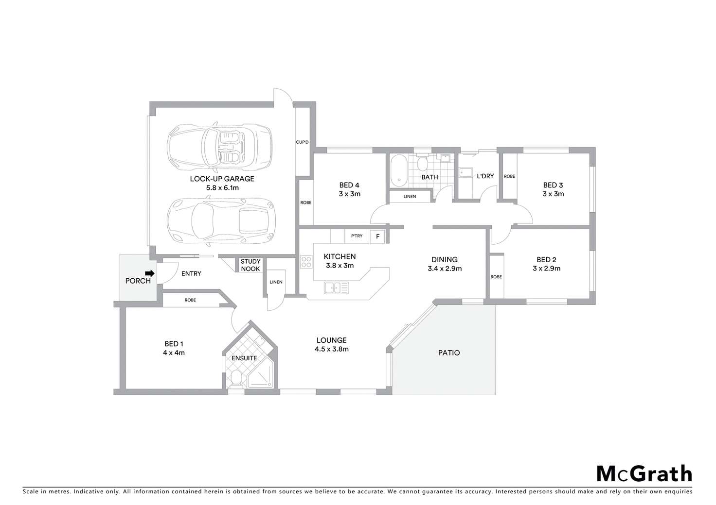 Floorplan of Homely house listing, Address available on request