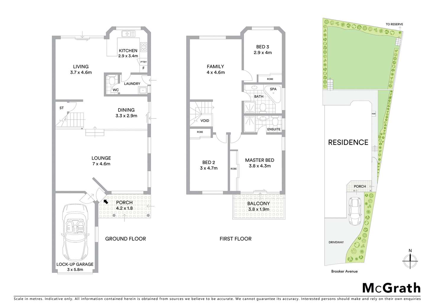 Floorplan of Homely house listing, 55A Brooker Avenue, Beacon Hill NSW 2100