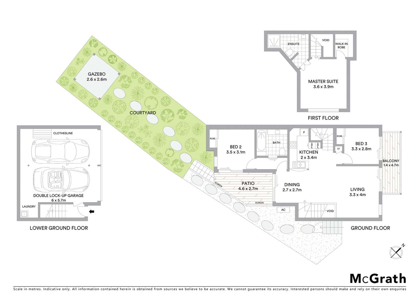 Floorplan of Homely townhouse listing, 5/8 Bermingham Street, Alderley QLD 4051