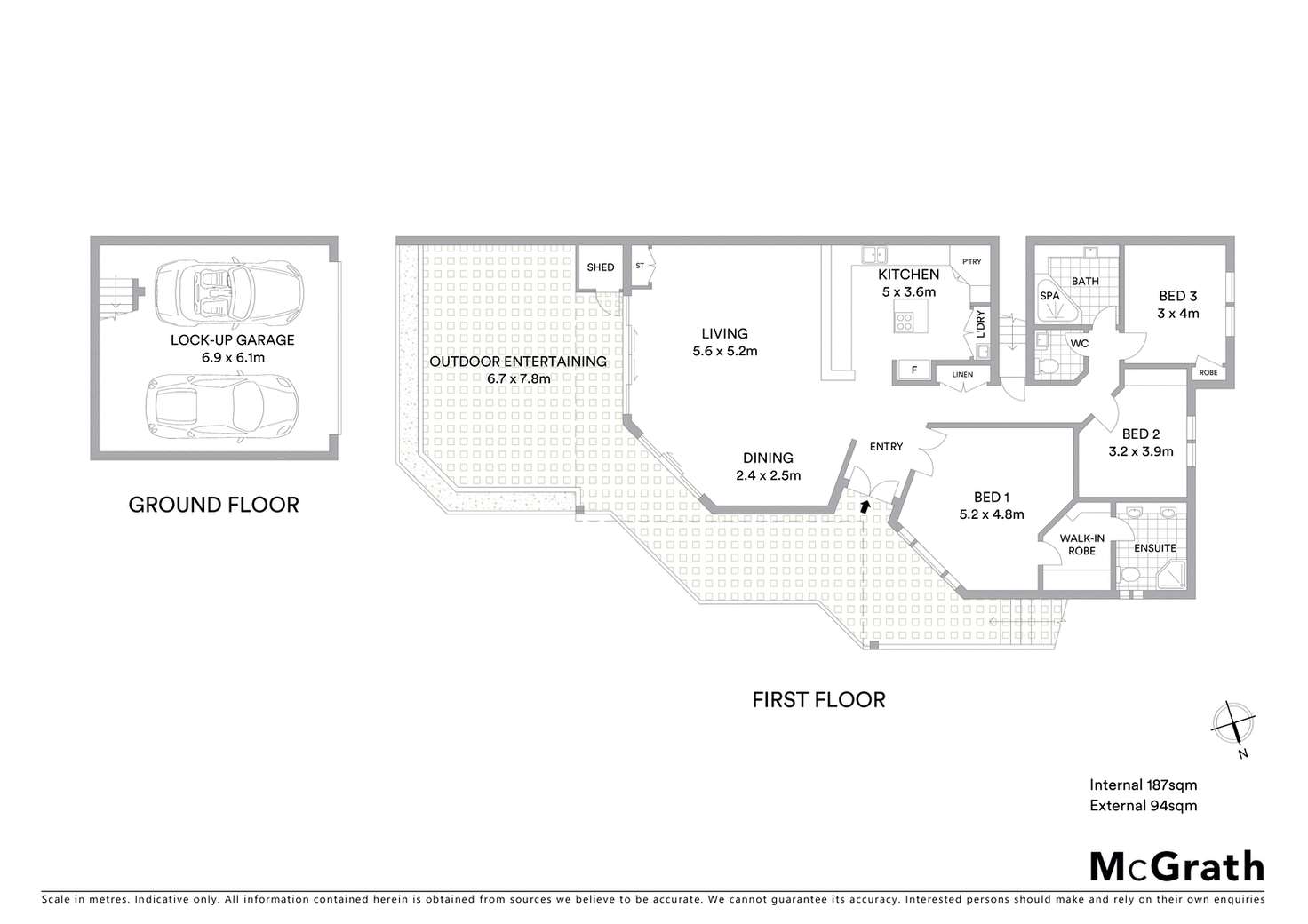 Floorplan of Homely townhouse listing, 3/9 Hillcrest Street, Terrigal NSW 2260