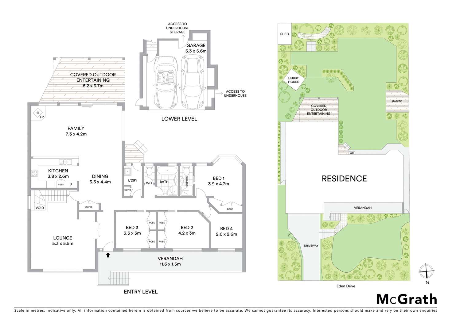 Floorplan of Homely house listing, 4 Eden Drive, Asquith NSW 2077