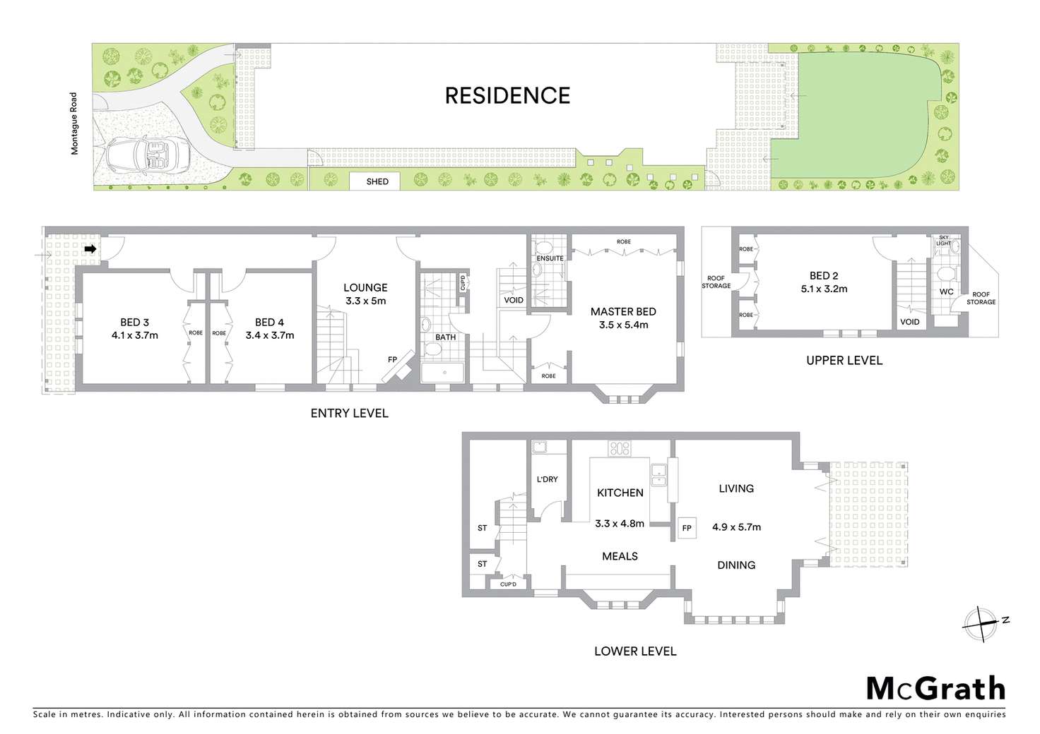 Floorplan of Homely house listing, 44 Montague Road, Cremorne NSW 2090