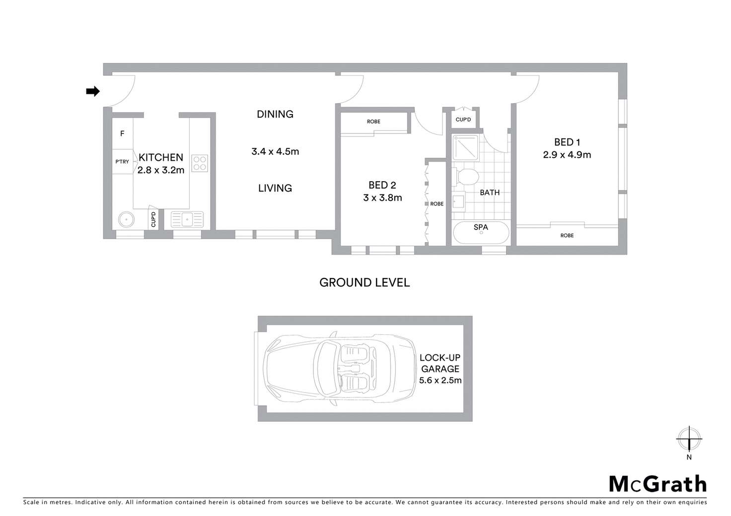 Floorplan of Homely apartment listing, 13/857 Anzac Parade, Maroubra NSW 2035