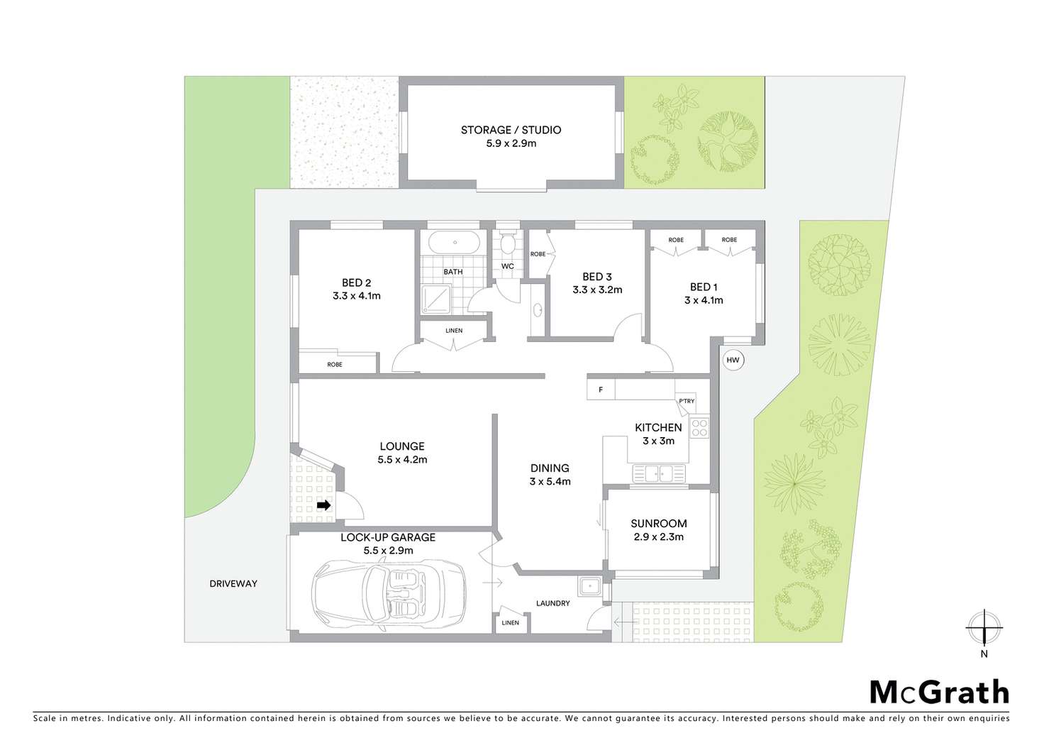 Floorplan of Homely villa listing, 3/6 Cawley Close, Alstonville NSW 2477