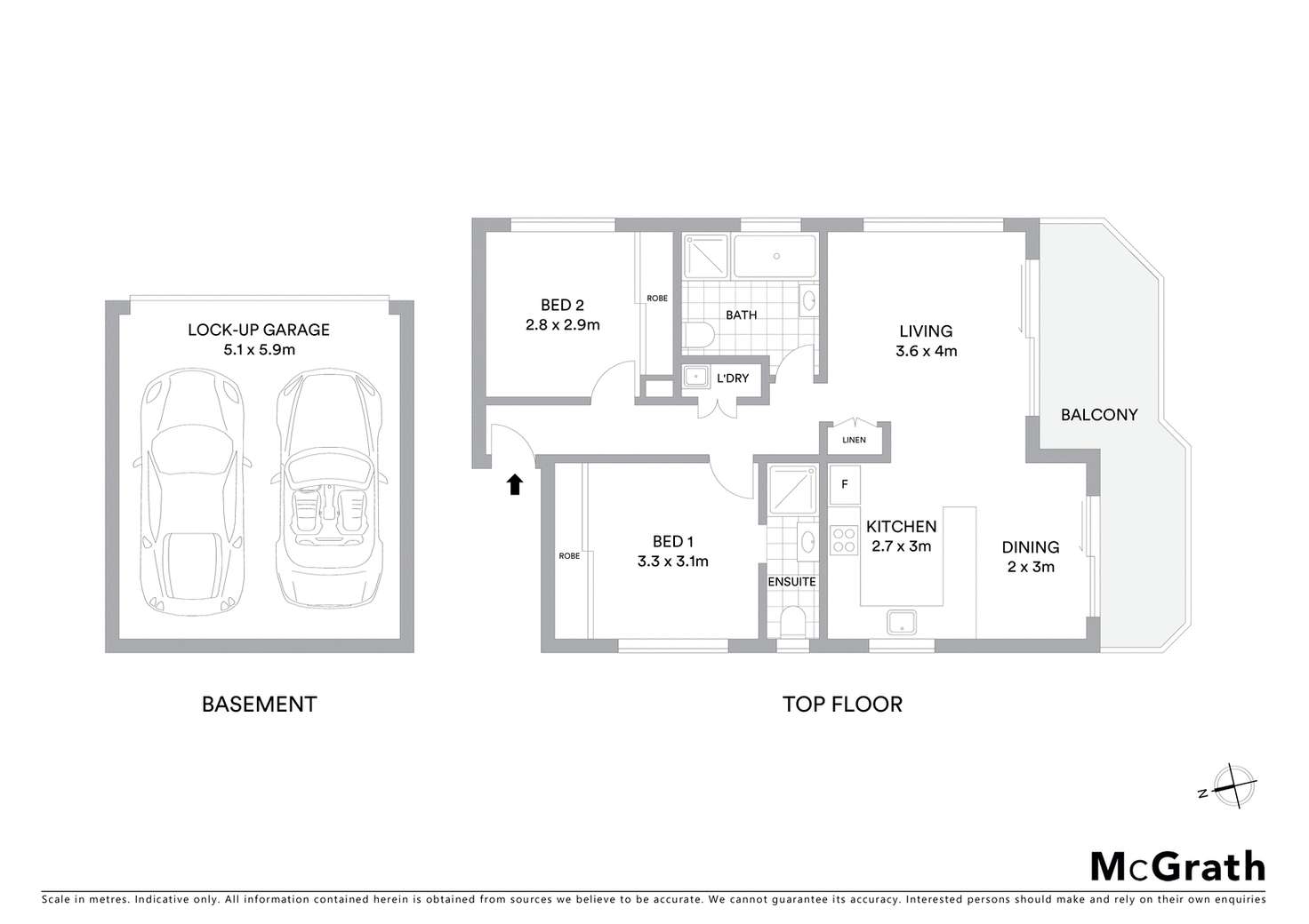 Floorplan of Homely apartment listing, 8/14 Linda Street, Hornsby NSW 2077