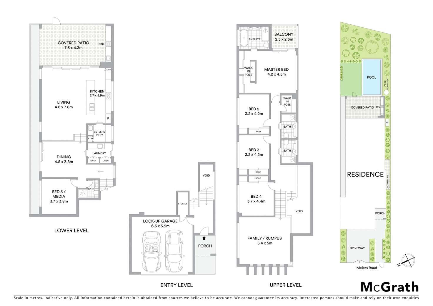 Floorplan of Homely house listing, 5 Meiers Road, Indooroopilly QLD 4068