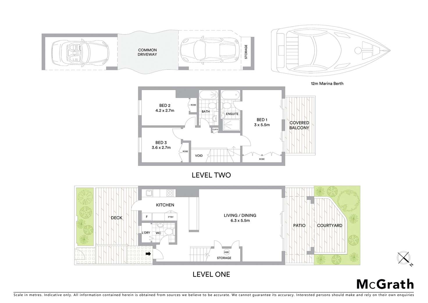Floorplan of Homely townhouse listing, 28/8 Water Street, Birchgrove NSW 2041