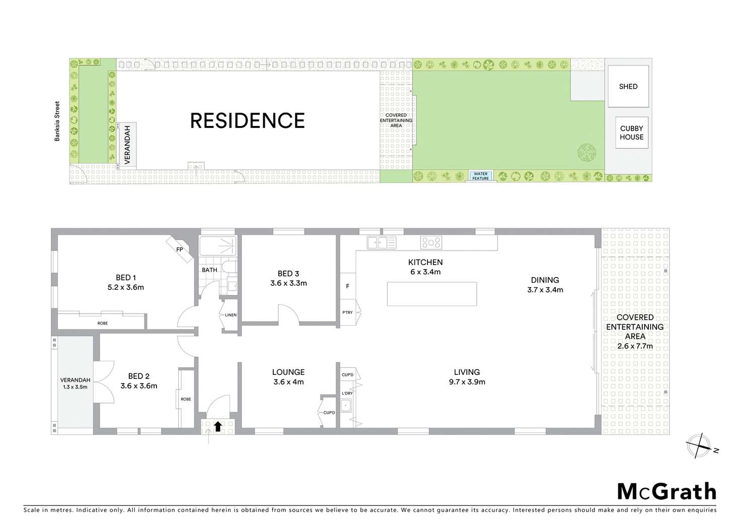 Floorplan of Homely house listing, 134 Banksia Street, Botany NSW 2019