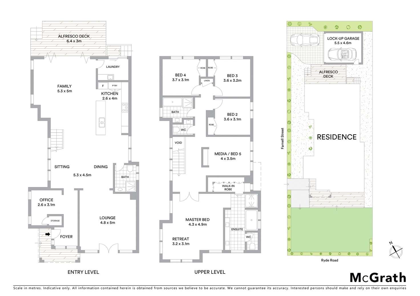 Floorplan of Homely house listing, 115 Ryde Road, Hunters Hill NSW 2110