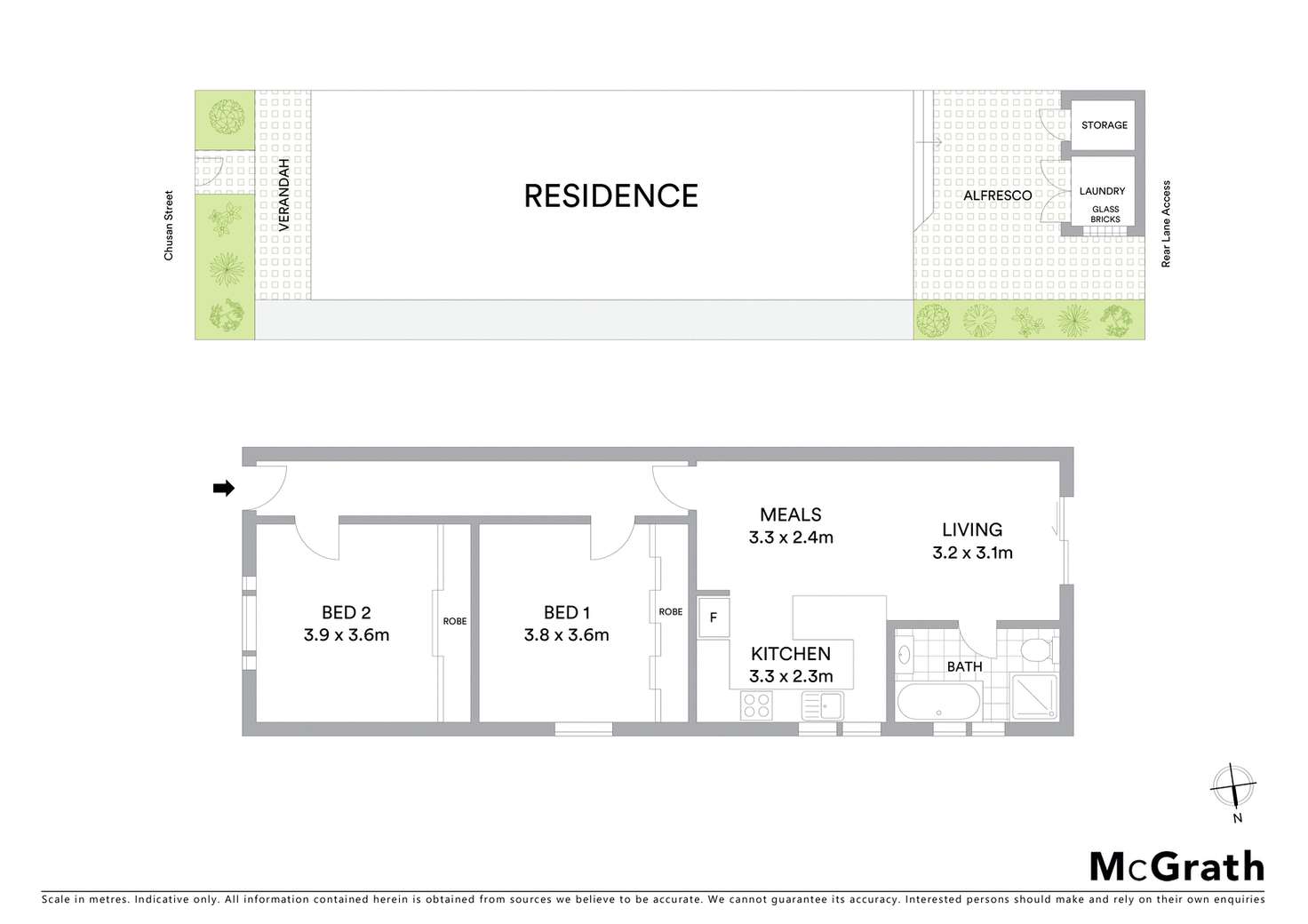 Floorplan of Homely house listing, 33 Chusan Street, Balaclava VIC 3183