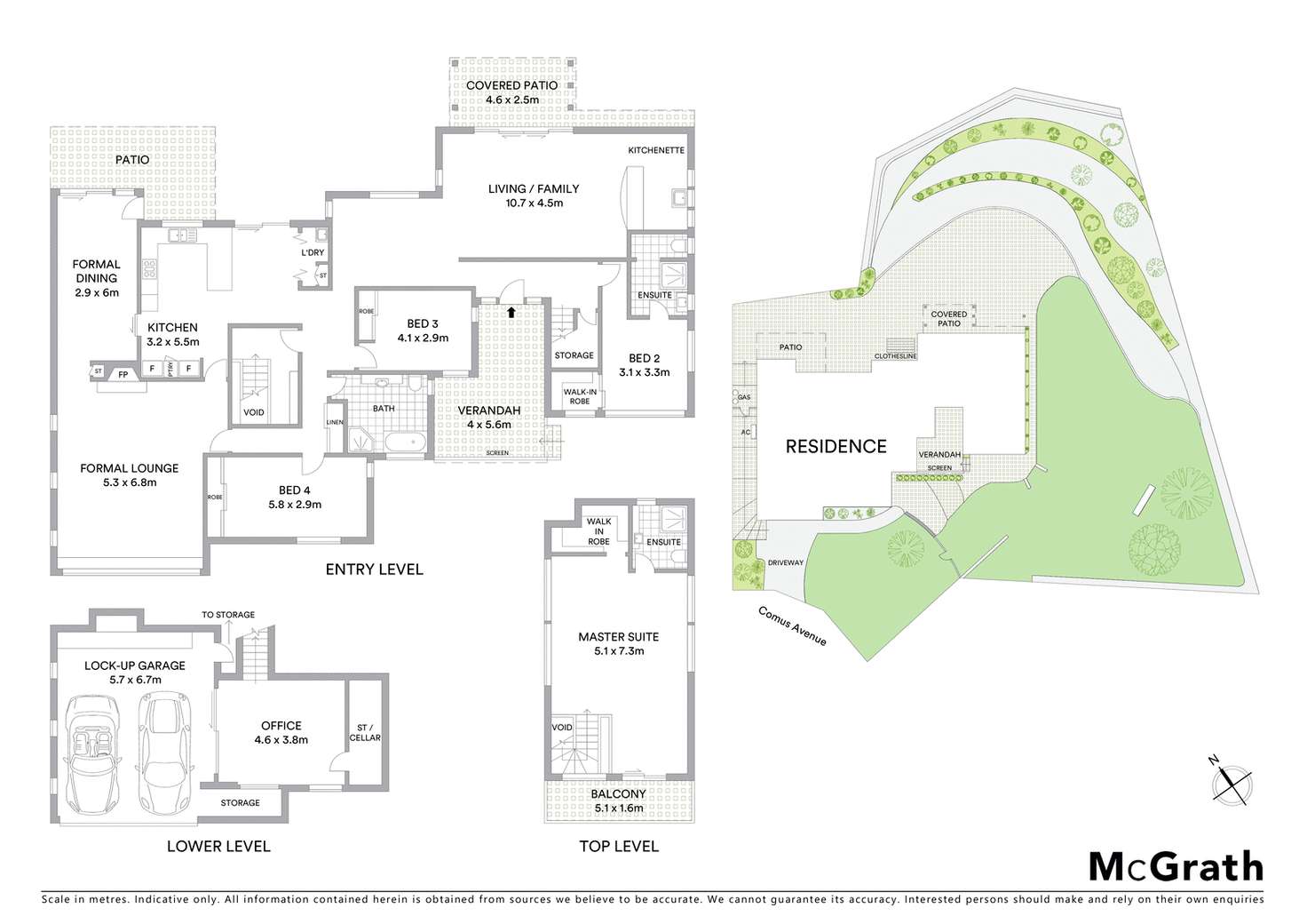 Floorplan of Homely house listing, 34 Comus Avenue, Ascot QLD 4007