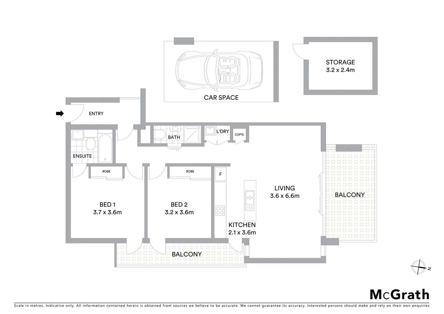 Floorplan of Homely apartment listing, 11/270 Bondi Road, Bondi NSW 2026