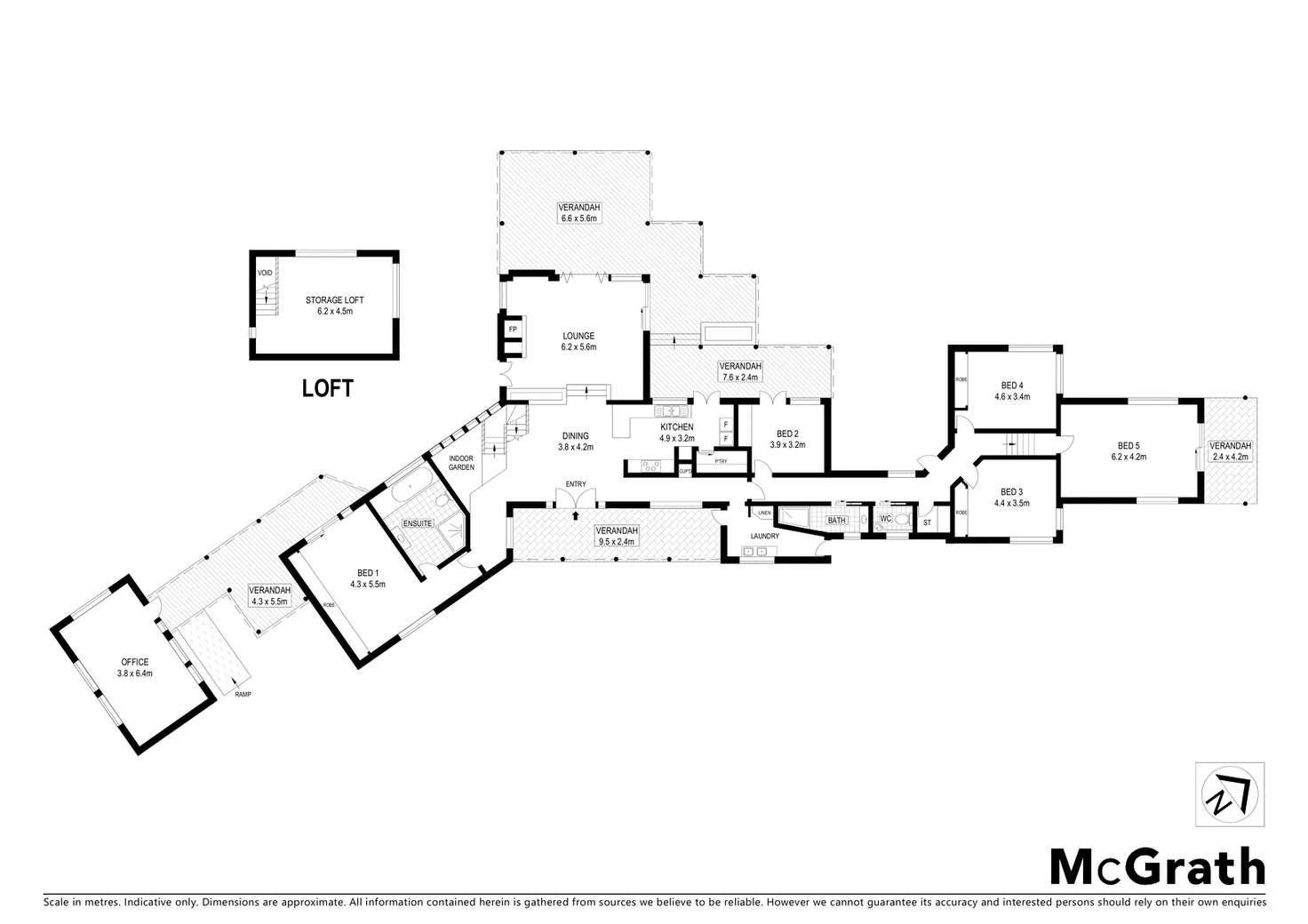 Floorplan of Homely house listing, 226 Fowlers Lane, Bangalow NSW 2479