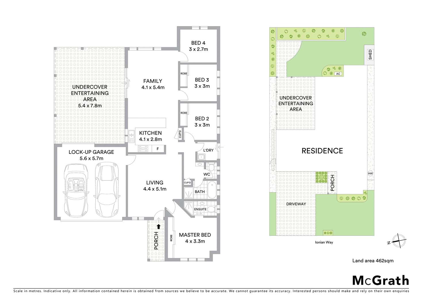 Floorplan of Homely house listing, 6 Ionian Way, Kellyville Ridge NSW 2155