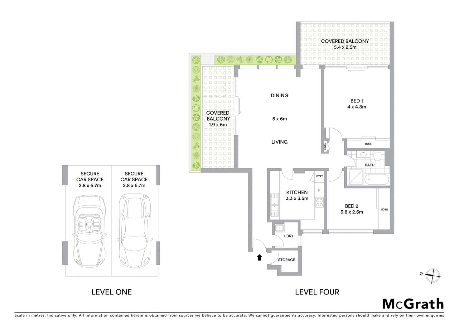 Floorplan of Homely apartment listing, 27/110 Cascade Street, Paddington NSW 2021