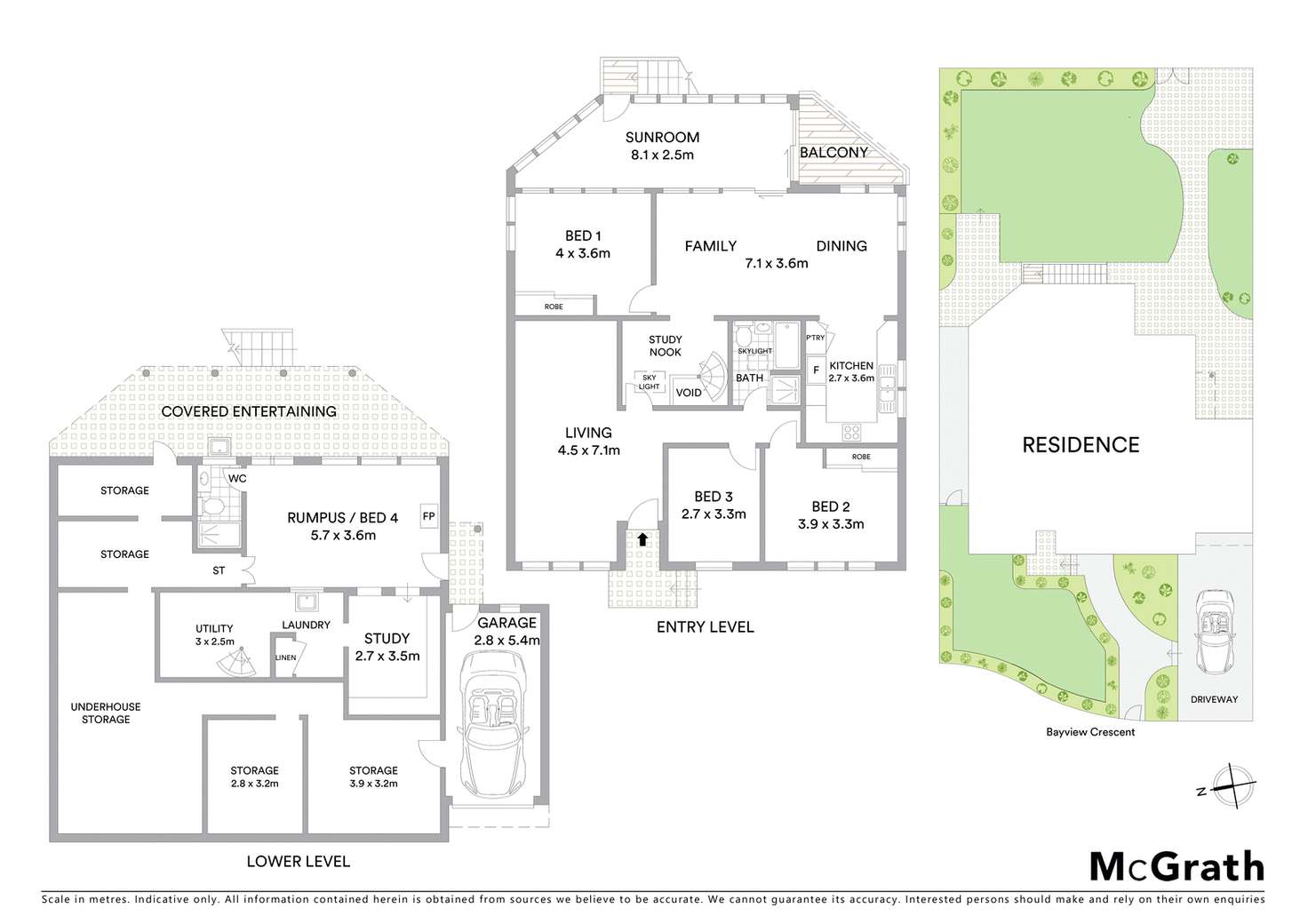 Floorplan of Homely house listing, 7 Bayview Crescent, Henley NSW 2111