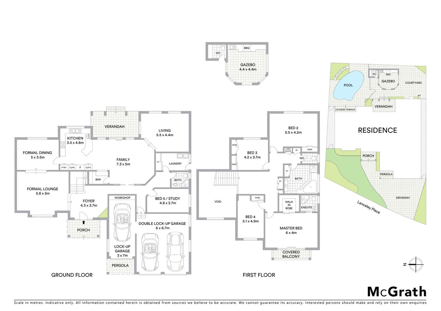 Floorplan of Homely house listing, 15 Lanceley Place, Abbotsbury NSW 2176