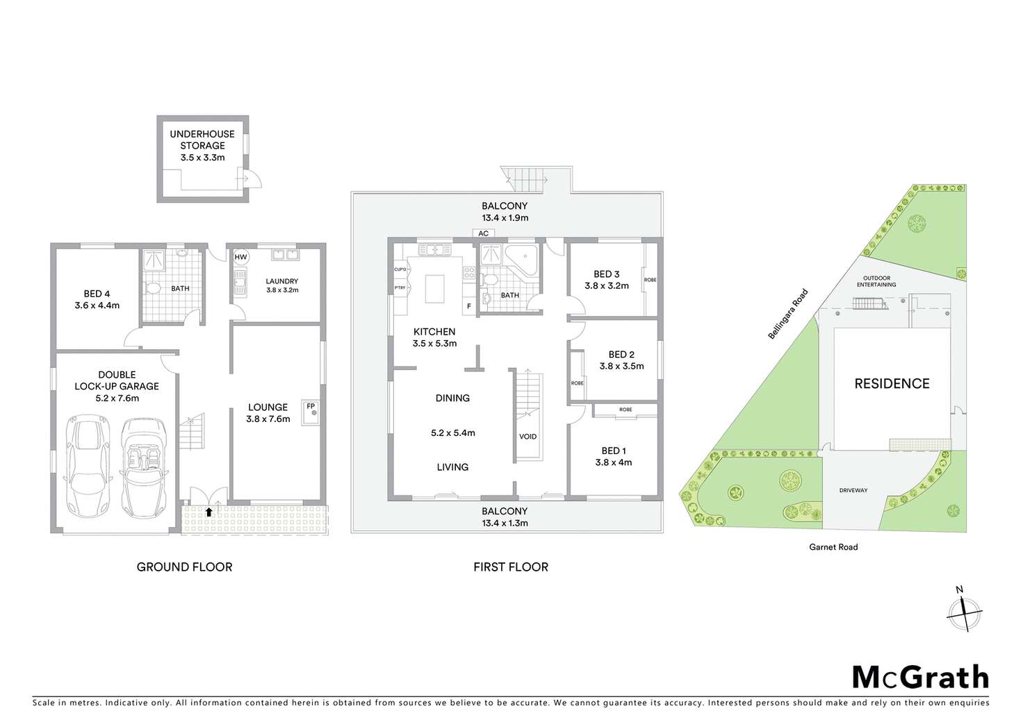 Floorplan of Homely house listing, 57A Garnet Road, Miranda NSW 2228