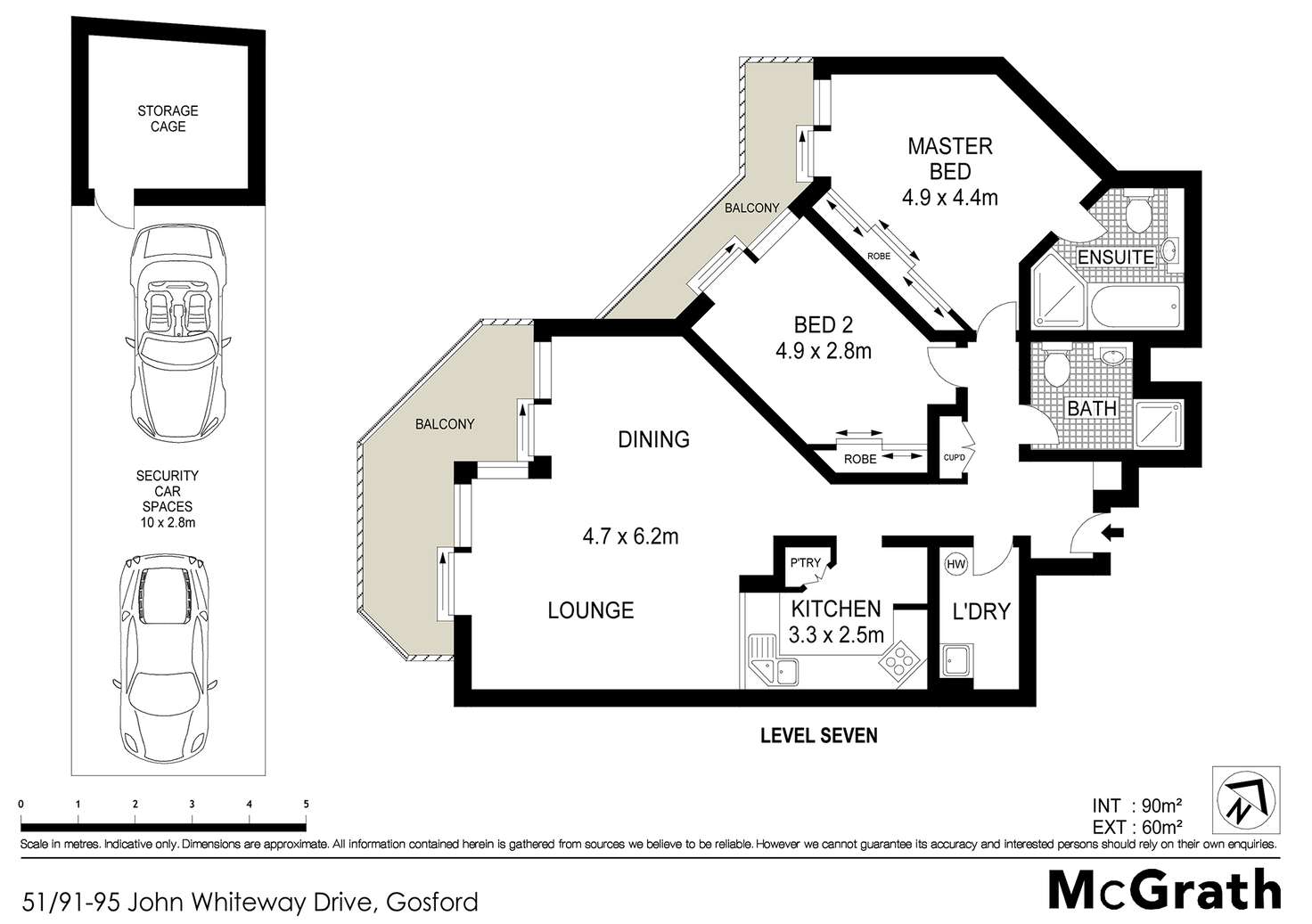 Floorplan of Homely apartment listing, 51/91 John Whiteway Drive, Gosford NSW 2250
