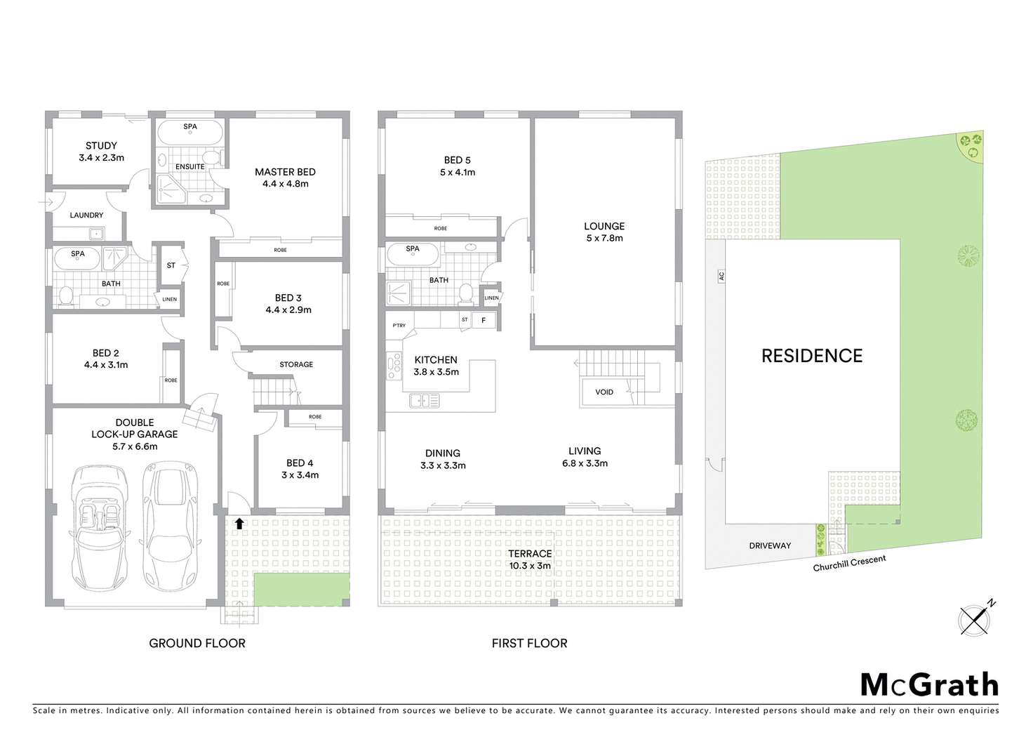 Floorplan of Homely house listing, 36 Churchill Crescent, Cammeray NSW 2062