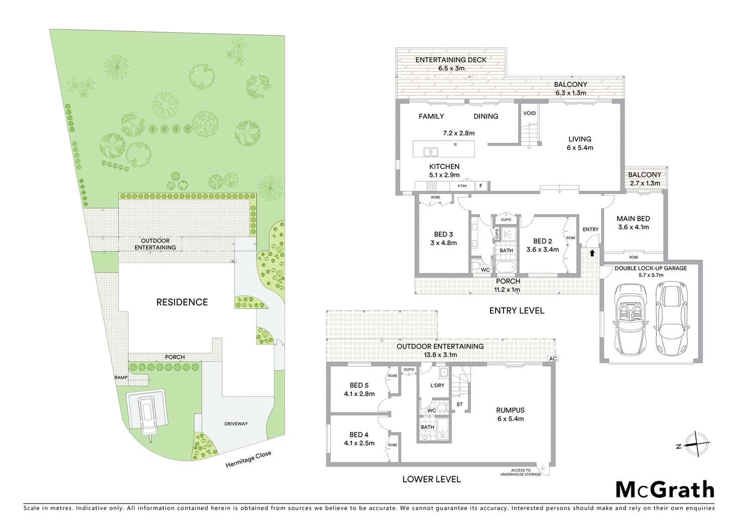 Floorplan of Homely house listing, 6 Hermitage Close, Eleebana NSW 2282