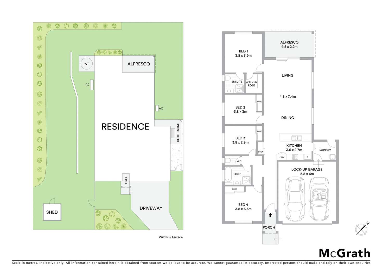 Floorplan of Homely house listing, 13 Wild Iris Terrace, Springfield Lakes QLD 4300