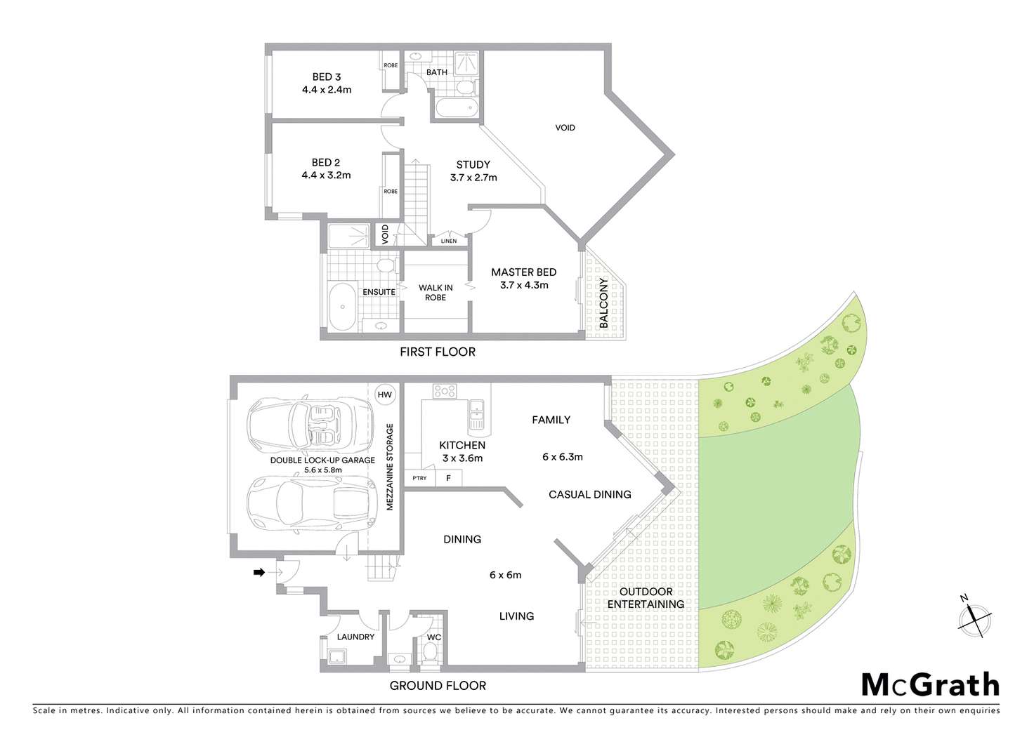 Floorplan of Homely townhouse listing, 1/11 Florida Street, Sylvania NSW 2224
