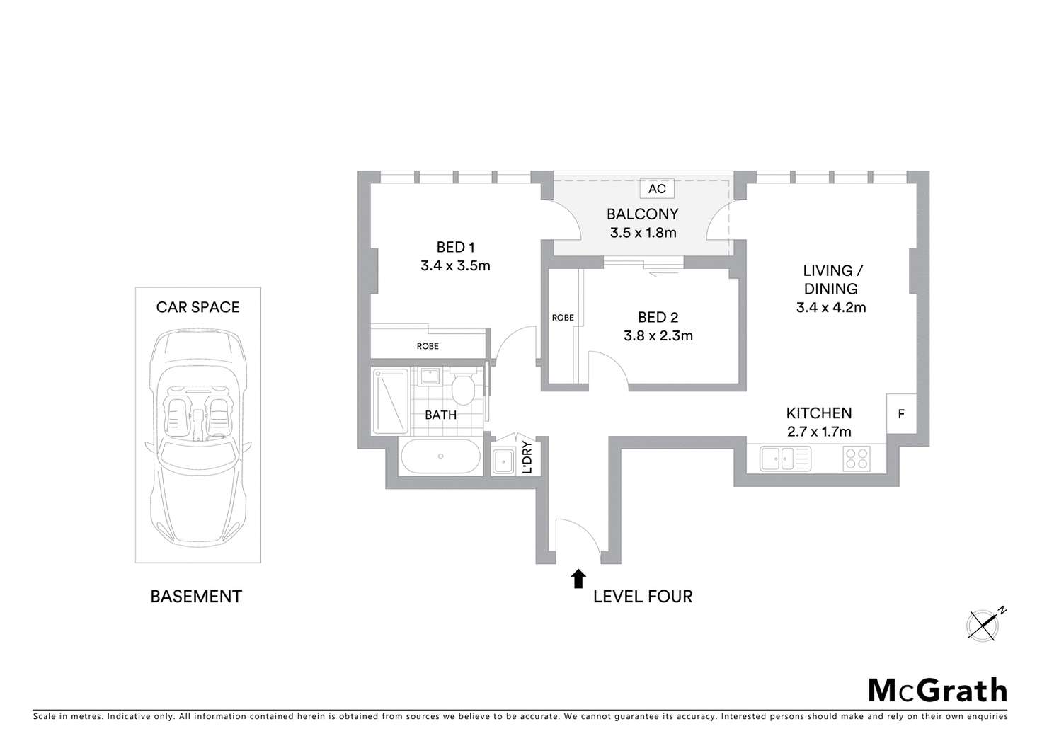 Floorplan of Homely apartment listing, 20/4 Peace Lane, Parramatta NSW 2150