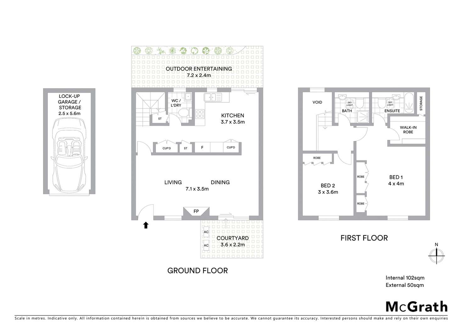 Floorplan of Homely townhouse listing, 6/2 Ewenton Street, Balmain NSW 2041