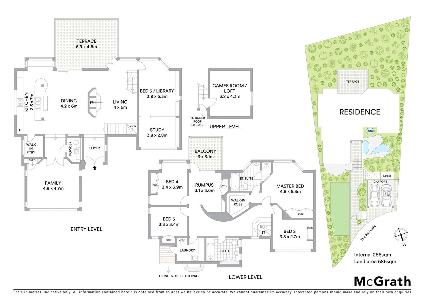 Floorplan of Homely house listing, 16 The Barbette, Castlecrag NSW 2068