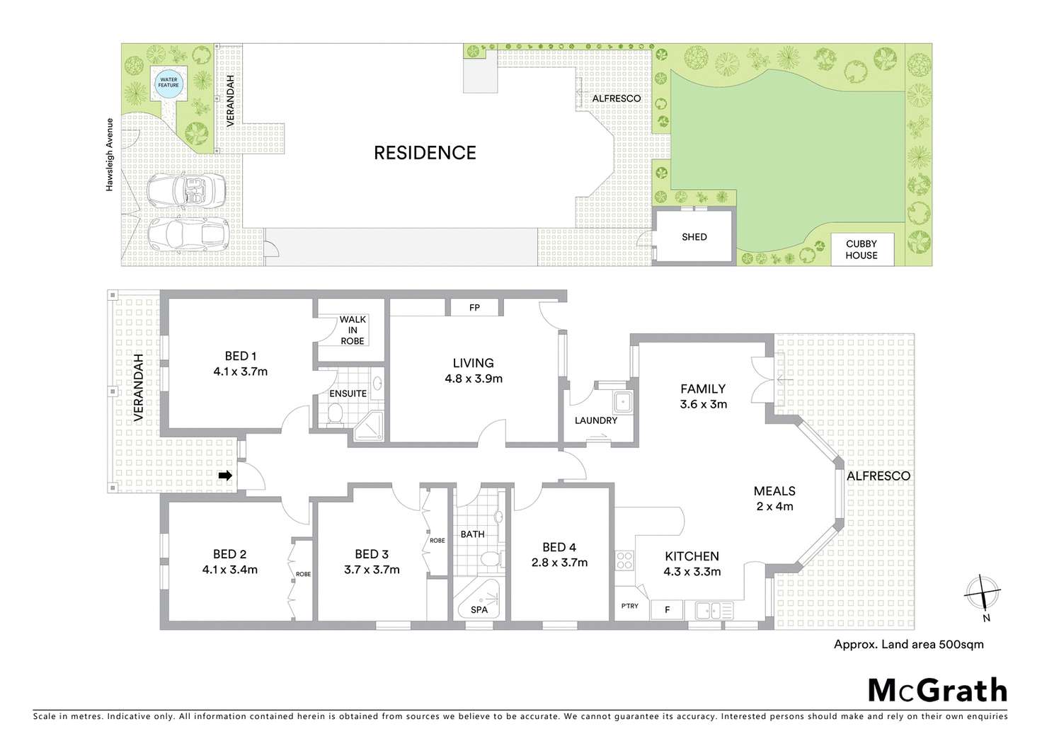 Floorplan of Homely house listing, 4 Hawsleigh Avenue, Balaclava VIC 3183