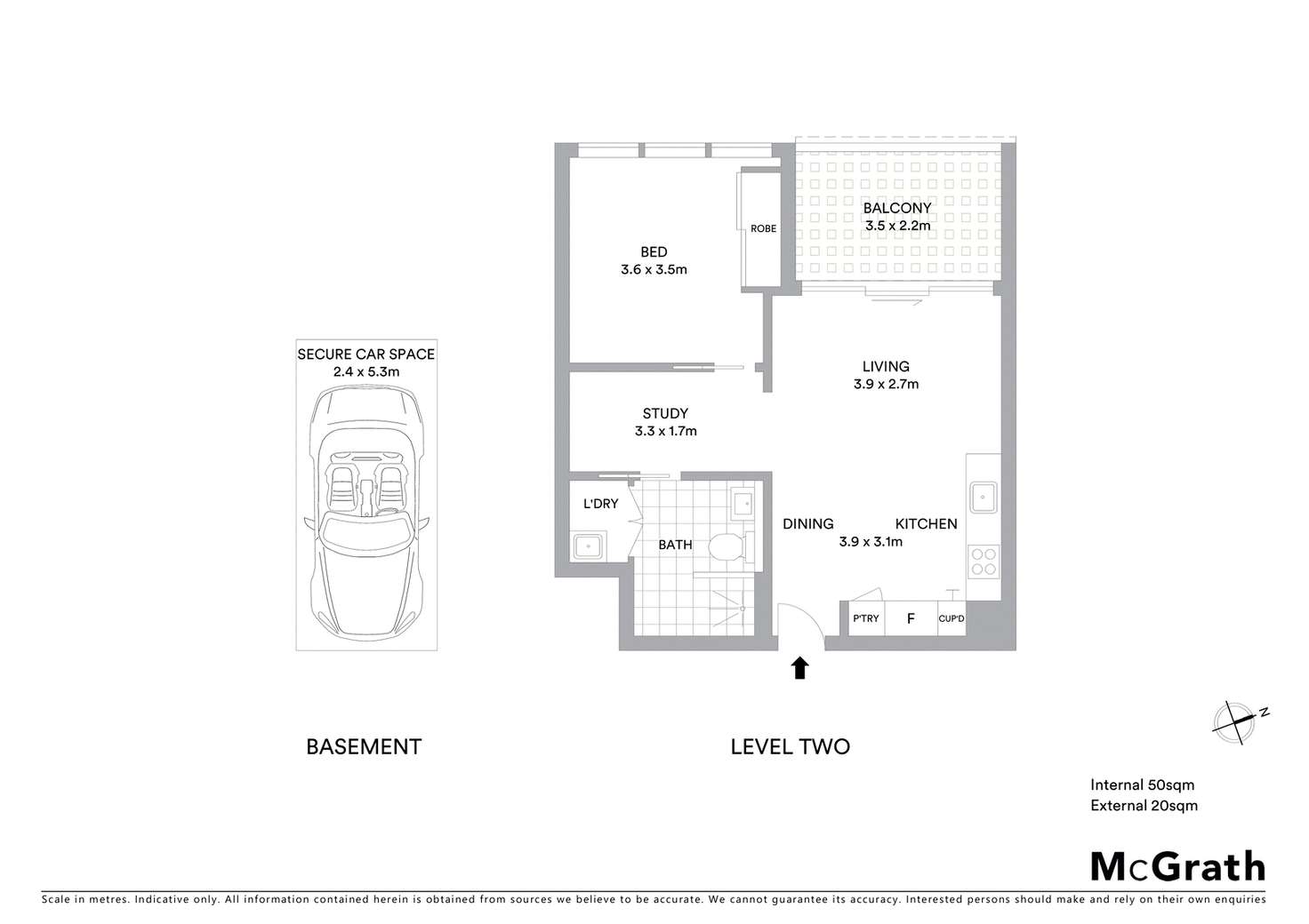 Floorplan of Homely apartment listing, 214/9 Archibald Avenue, Waterloo NSW 2017