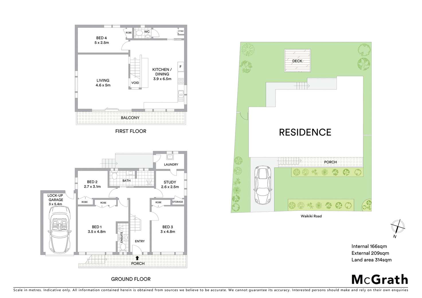 Floorplan of Homely house listing, 6 Waikiki Road, Bonnells Bay NSW 2264
