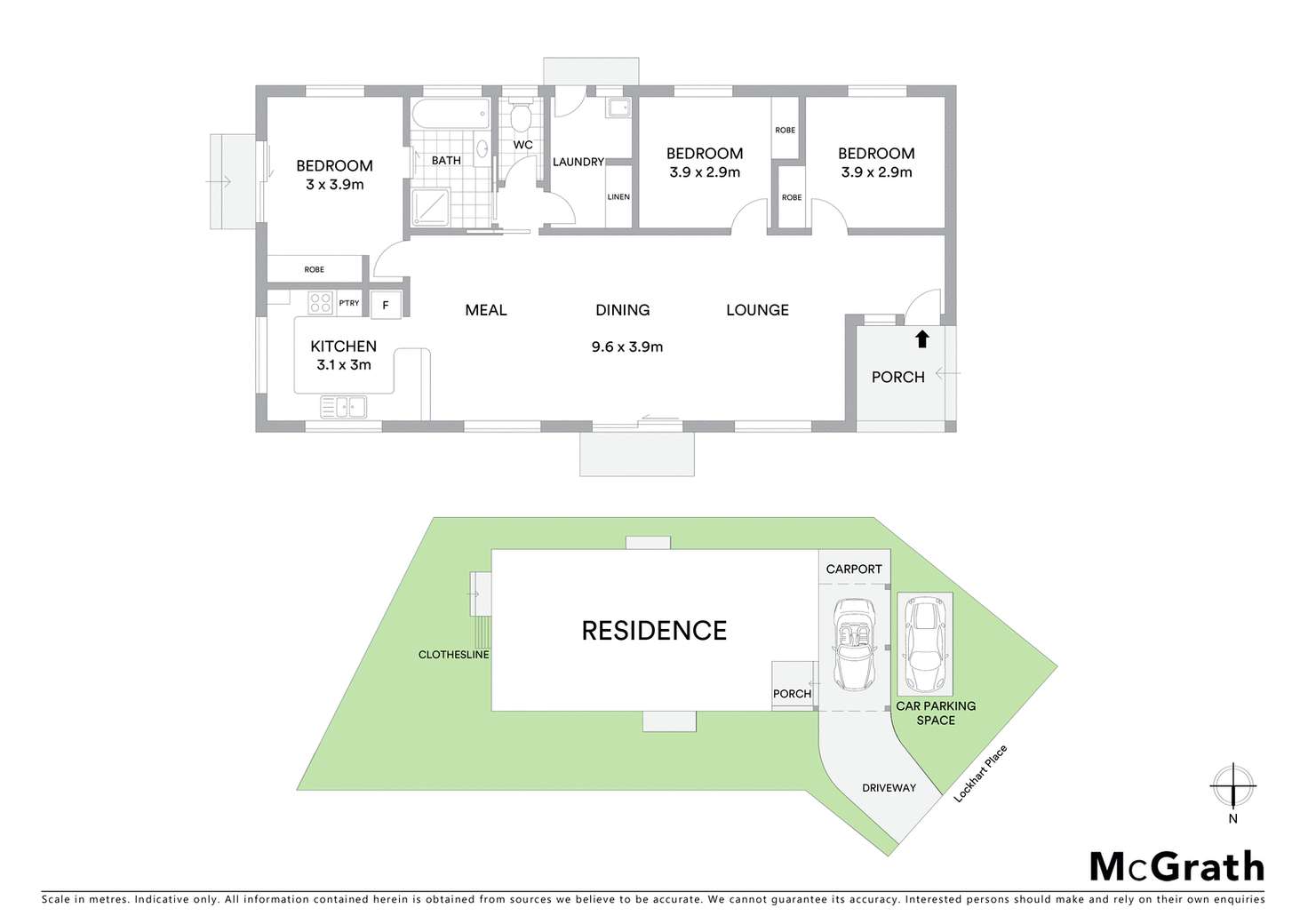 Floorplan of Homely house listing, 11 Lockhart Place, Amaroo ACT 2914