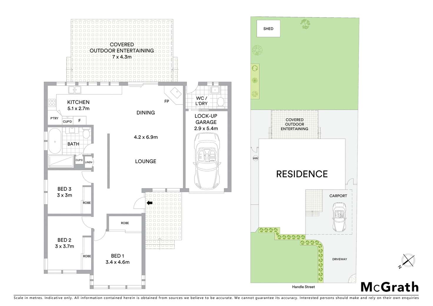 Floorplan of Homely house listing, 8 Handle Street, Bass Hill NSW 2197