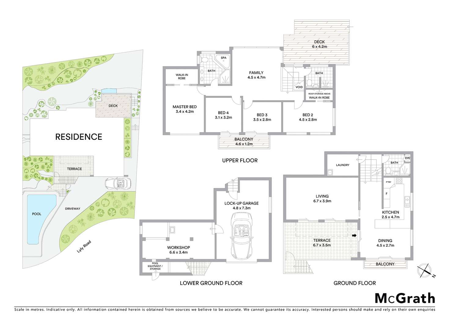 Floorplan of Homely house listing, 34 Lyly Road, Allambie Heights NSW 2100