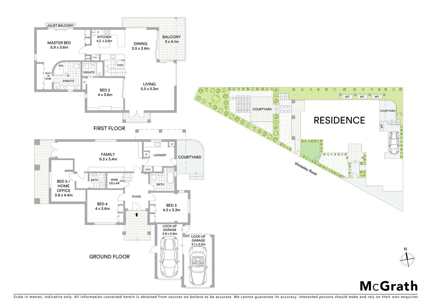 Floorplan of Homely house listing, 37 Wolseley Road, Mosman NSW 2088