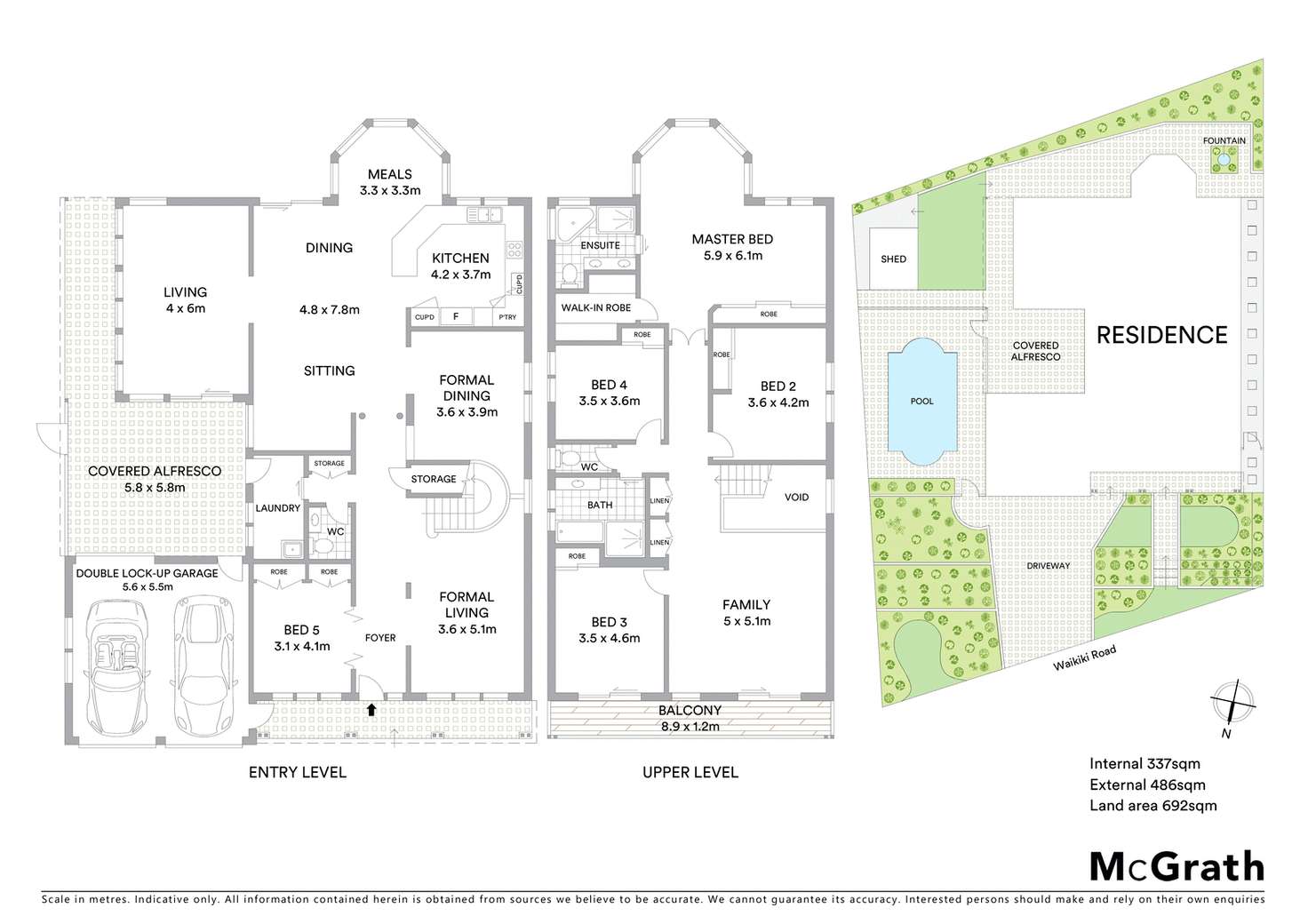 Floorplan of Homely house listing, 10 Waikiki Road, Bonnells Bay NSW 2264