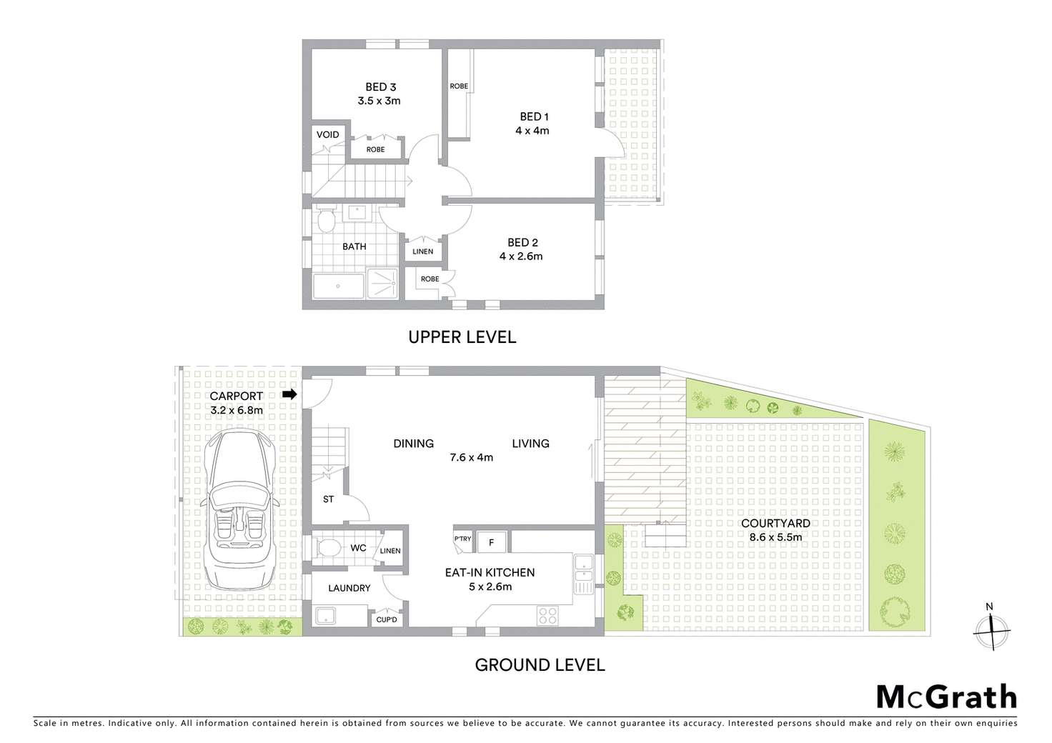 Floorplan of Homely townhouse listing, 1/11 Cope Street, Lane Cove NSW 2066