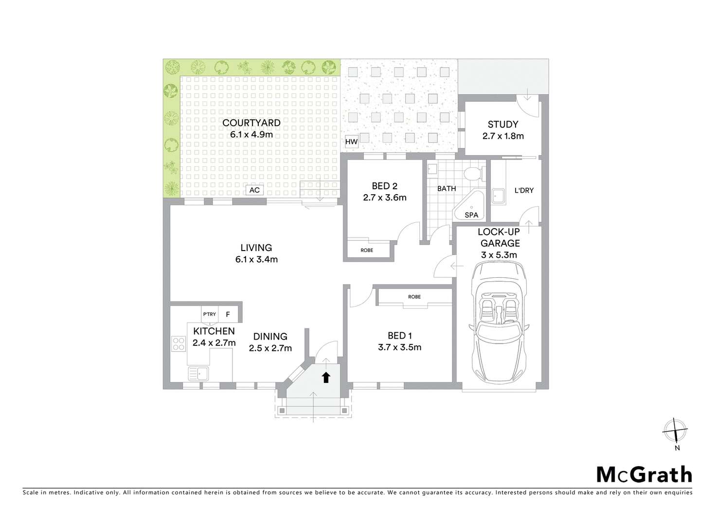 Floorplan of Homely unit listing, 3/105 West Botany Street, Arncliffe NSW 2205