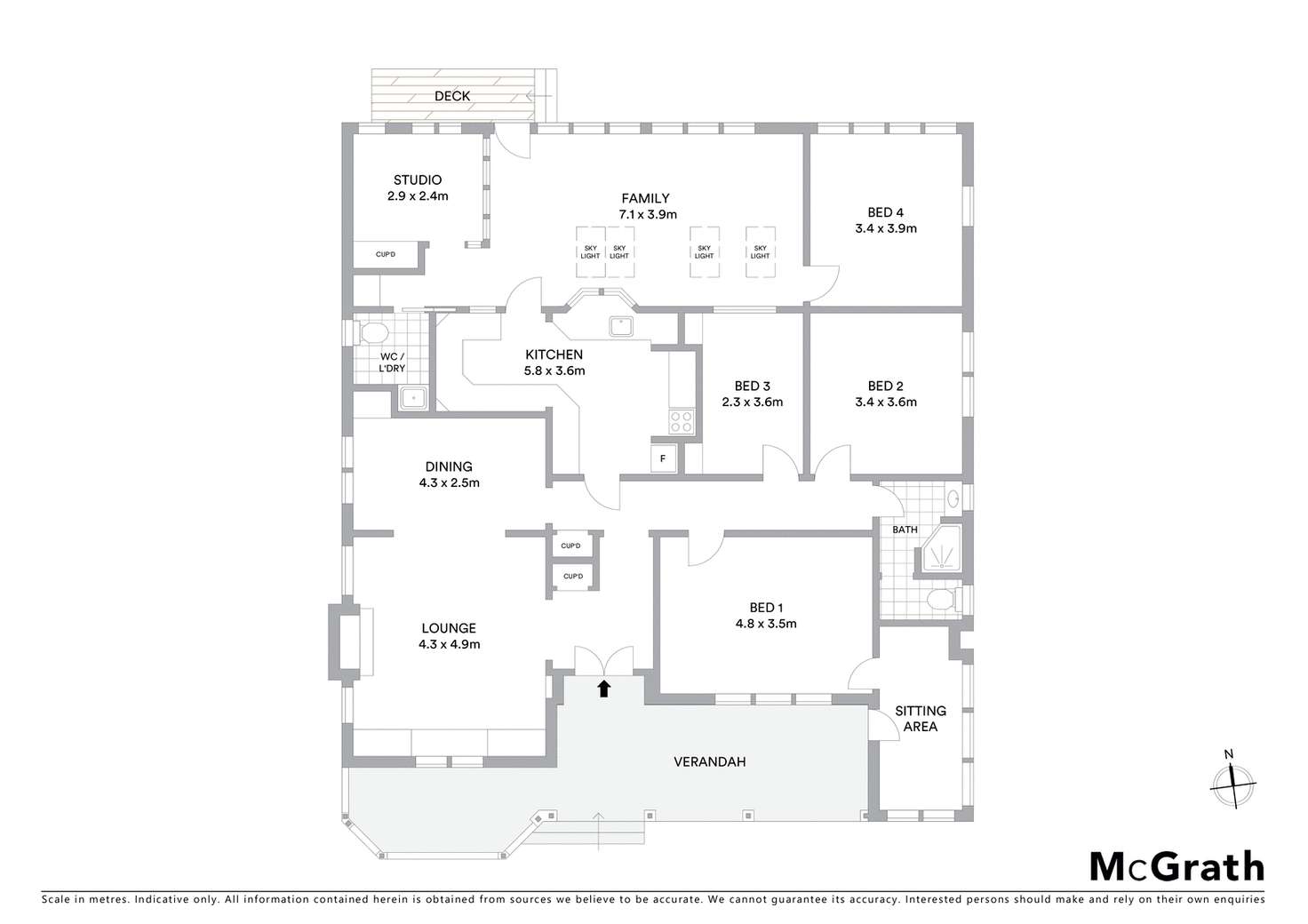 Floorplan of Homely house listing, 21 Foveaux Street, Ainslie ACT 2602