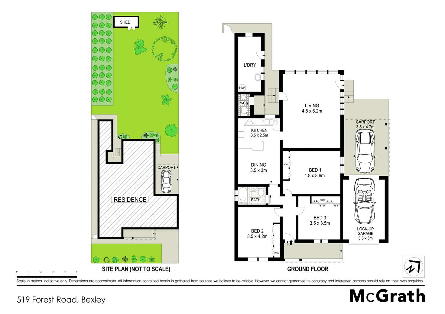 Floorplan of Homely house listing, 519 Forest Road, Bexley NSW 2207