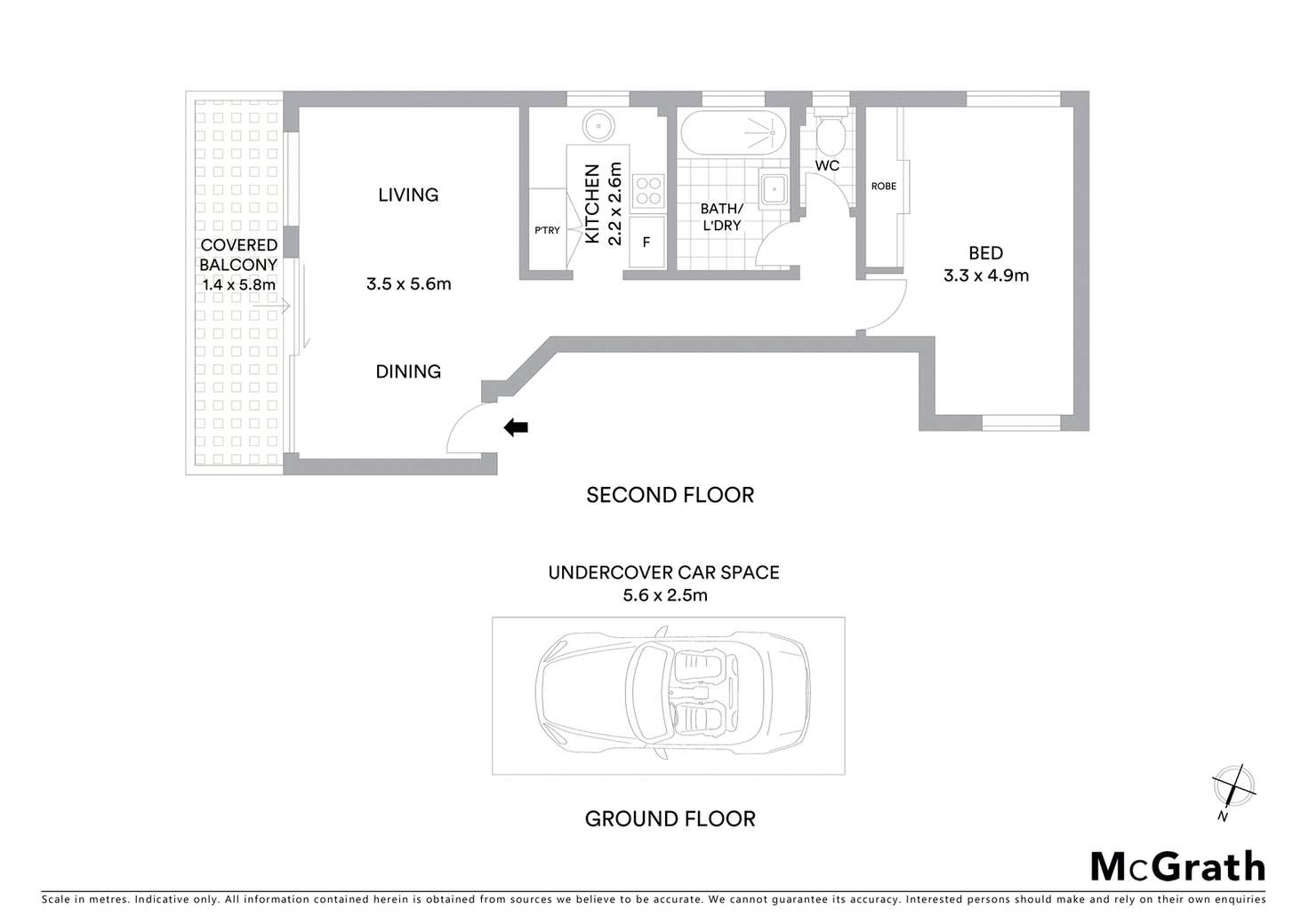 Floorplan of Homely apartment listing, 4/49 Campbell Parade, Manly Vale NSW 2093