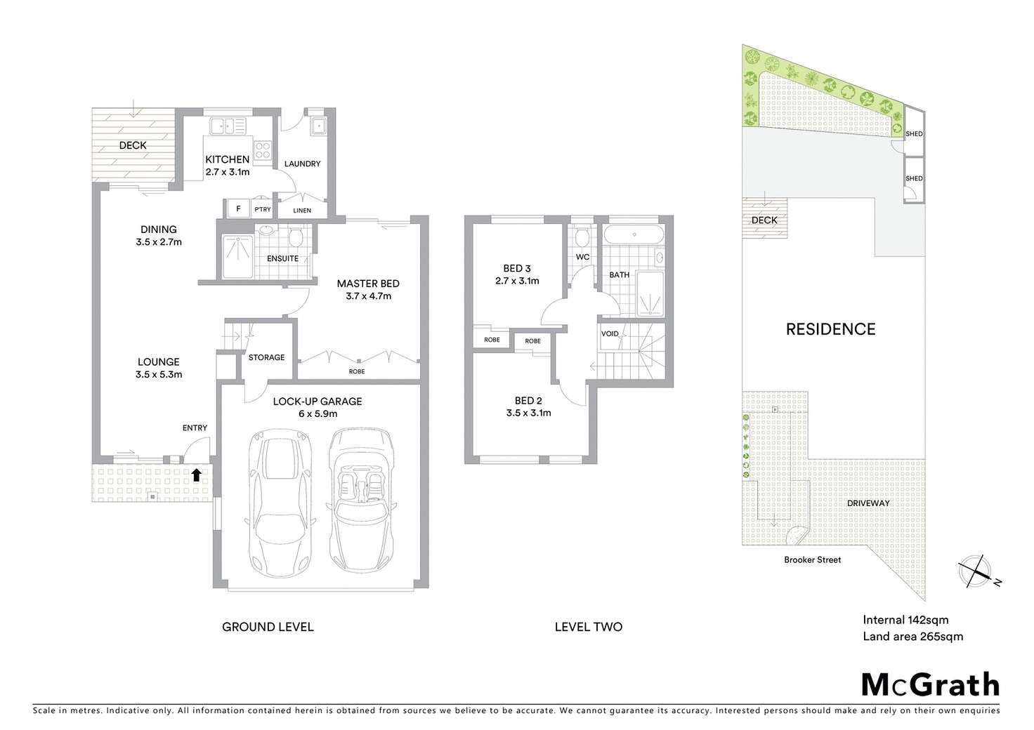 Floorplan of Homely townhouse listing, 5 Brooker Street, Bonython ACT 2905